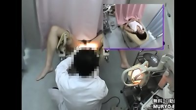 stellar dark-haired housewife Yoko (33) -Internal exam table exam (first half) -All gynecological examination File04-b